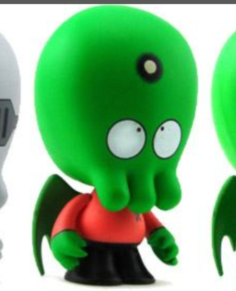 Lt Thulhu (Circle Forehead)- Mythos Buddies Cthulhu Series by Dreamland Toyworks