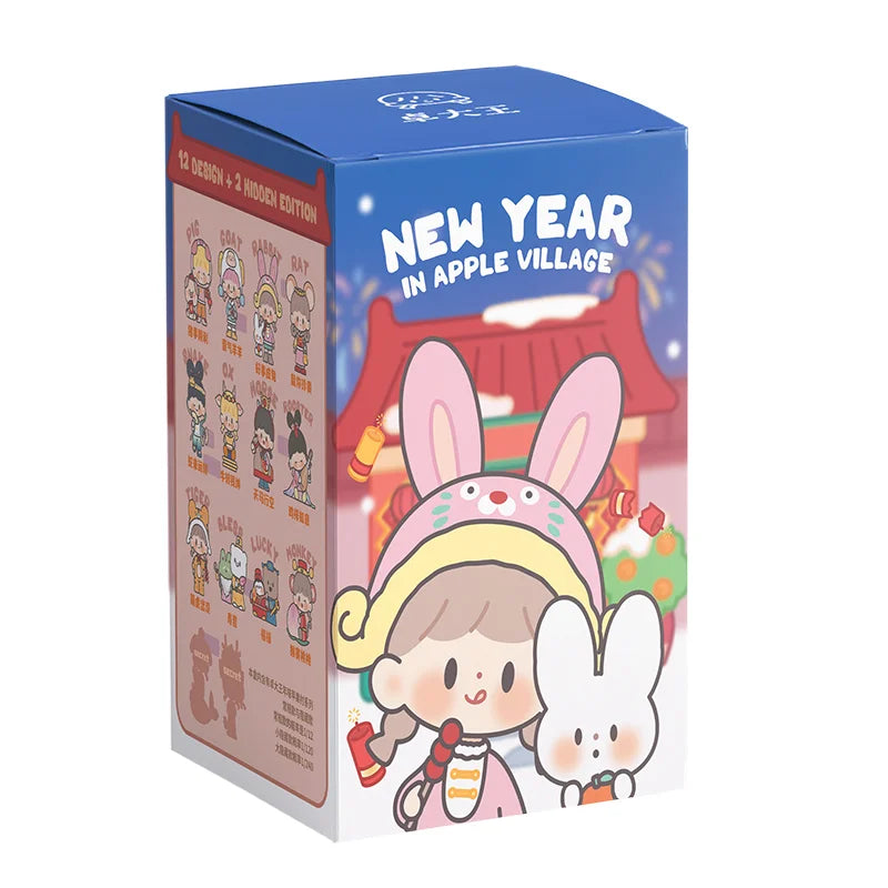 zZoton New Year In Apple Village Series Blind Box by Finding Unicorn