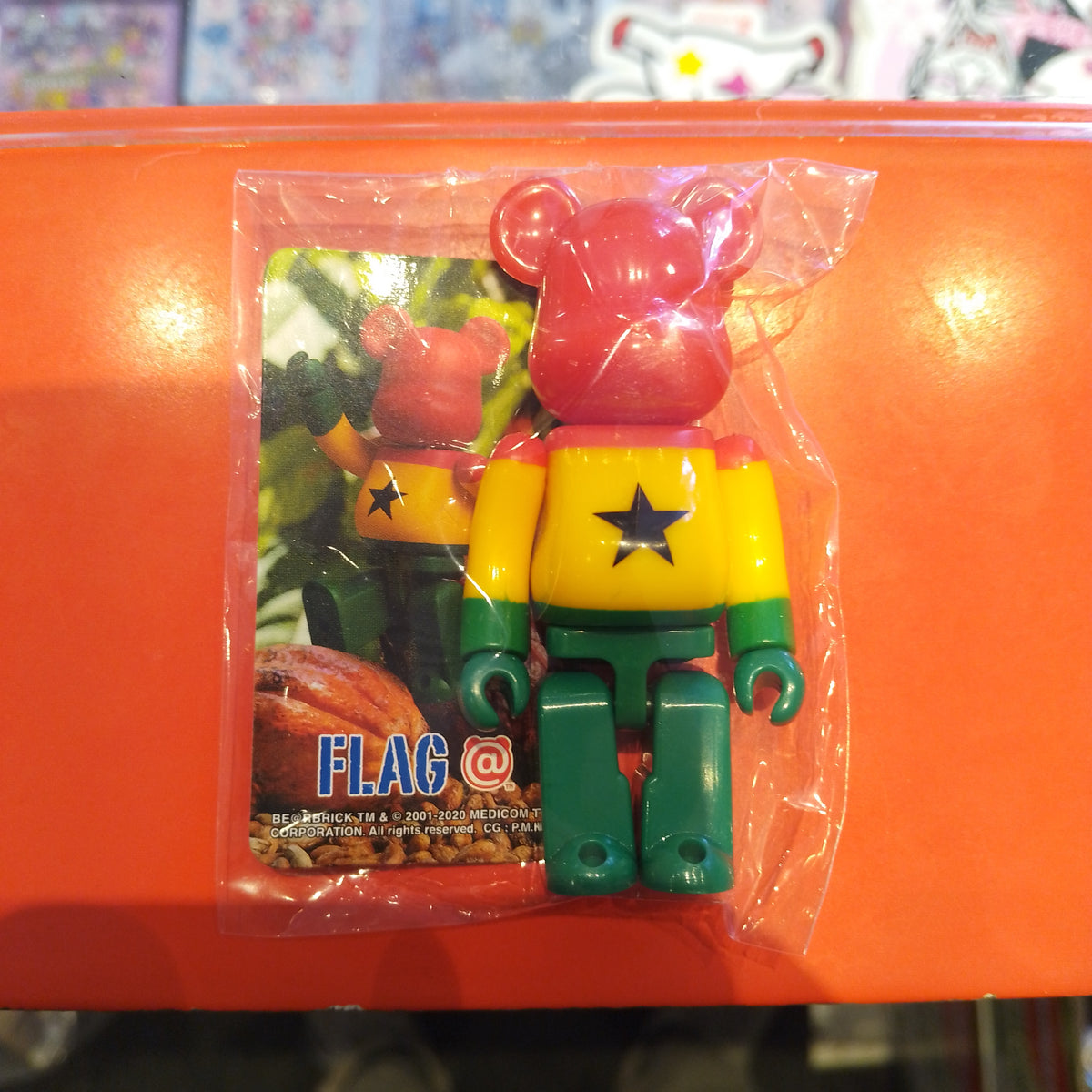 Ghana Flag - Bearbrick Series 41 by Medicom Toy