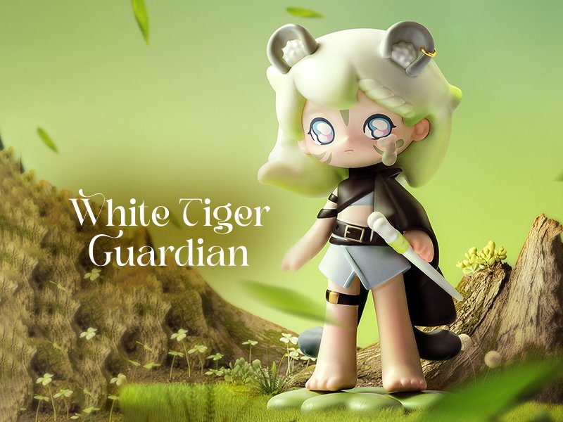 White Tiger Gurdian - AZURA Spring Fantasy Blind Box Series by POP MART