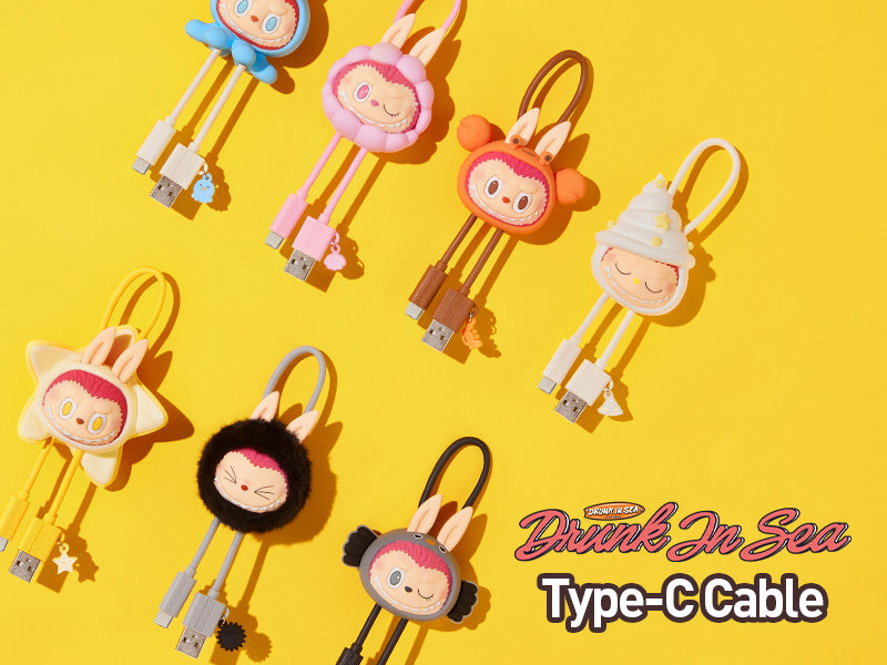 The Monsters Enchanted by the Seaside USB Type-C Cable Blind Box