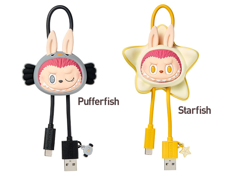 The Monsters Enchanted by the Seaside USB Type-C Cable Blind Box