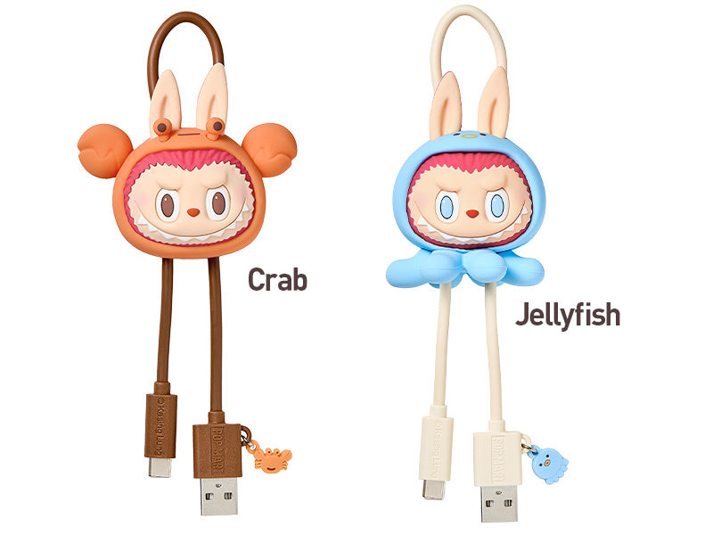 The Monsters Enchanted by the Seaside USB Type-C Cable Blind Box