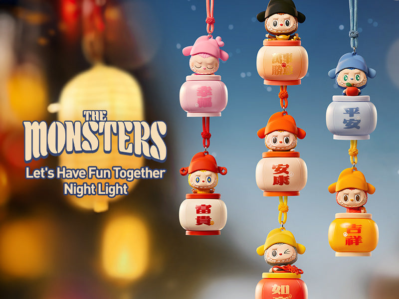 THE MONSTERS Let&#39;s Have Fun Together Series Night Light Blind Box