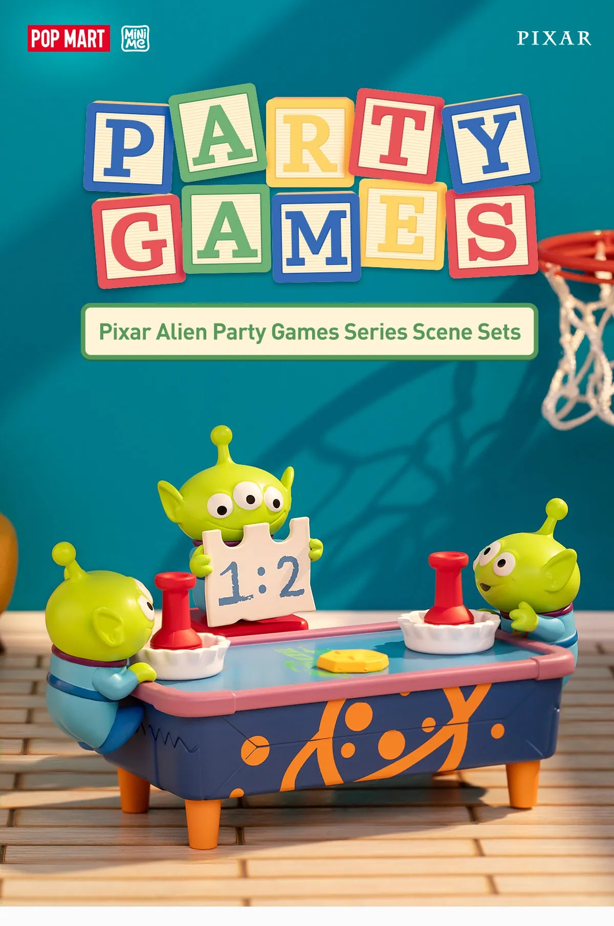 Pixar Alien Party Games Scene Blind Box Series by POP MART