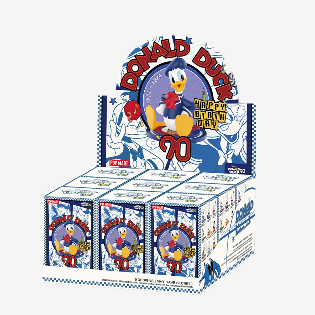 Disney Donald Duck 90th Anniversary  Series Figures by POP MART