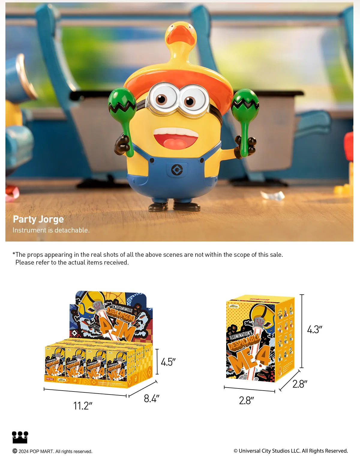 Universal Despicable Me 4 Blind Box Series by POP MART