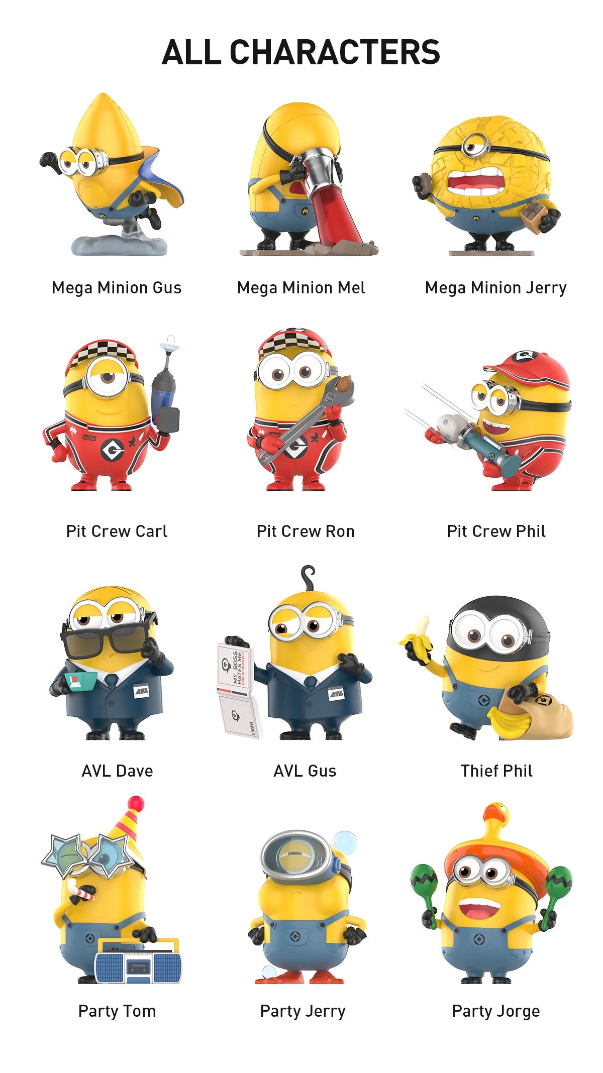 Universal Despicable Me 4 Blind Box Series by POP MART