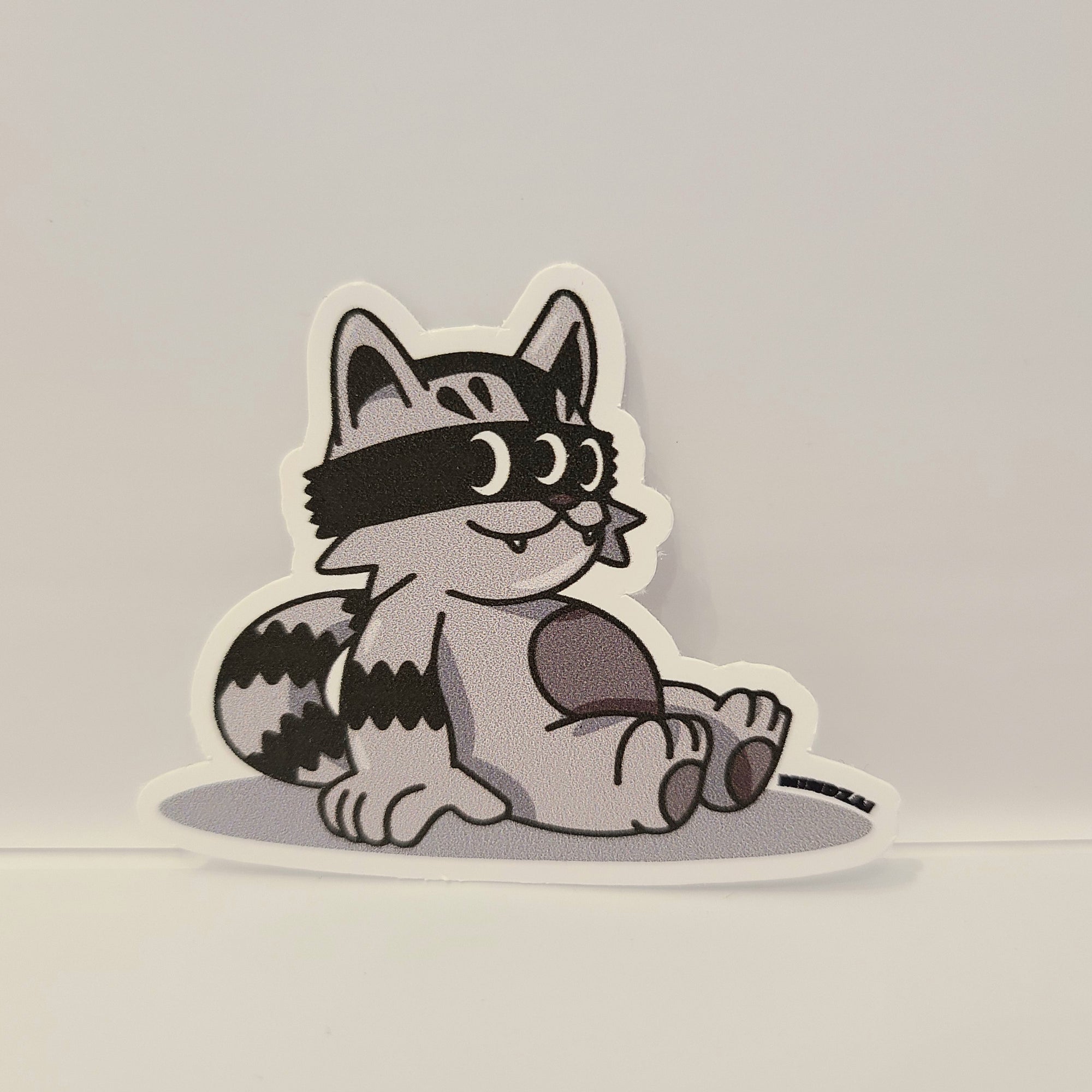 Hunter Sitting Down Small Sticker