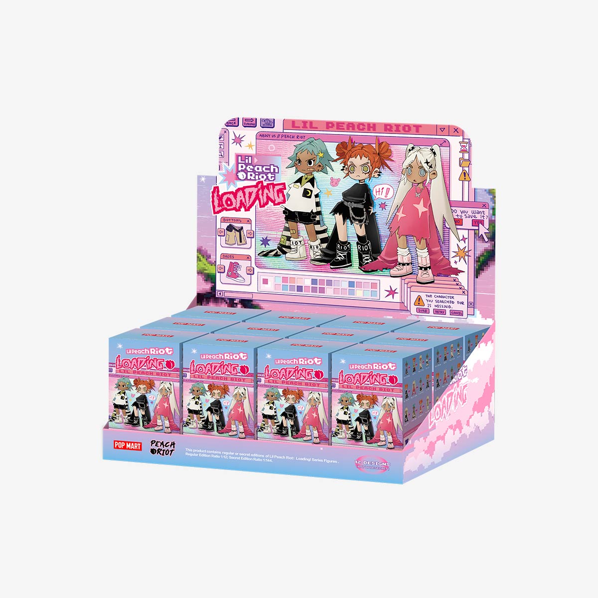 Lil Peach Riot：Loading! Series Figures by POP MART