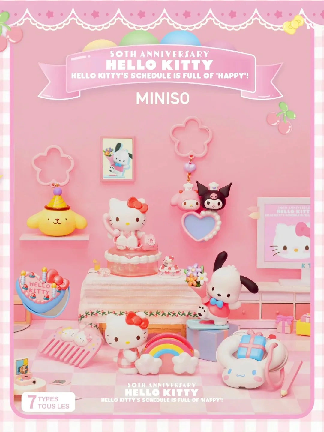 Hello Kitty 50th Anniversary Schedule Is Full Of Happy Series Blind Box