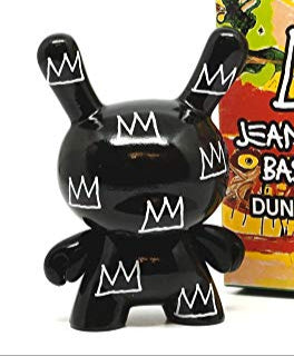 Black and White Crown - Jean Michel Basquiat Dunny by Kidrobot