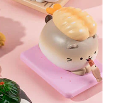 Shrimp Sushi Cat - Cat Dango Sushi Series by Cat Energy