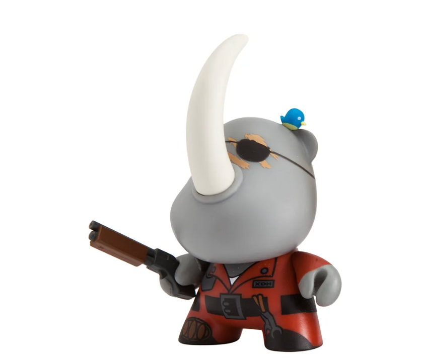 Xam Dam Hicks (Kaneda Variant) - Huck Gee - Post Apocalypse Dunny by Kidrobot