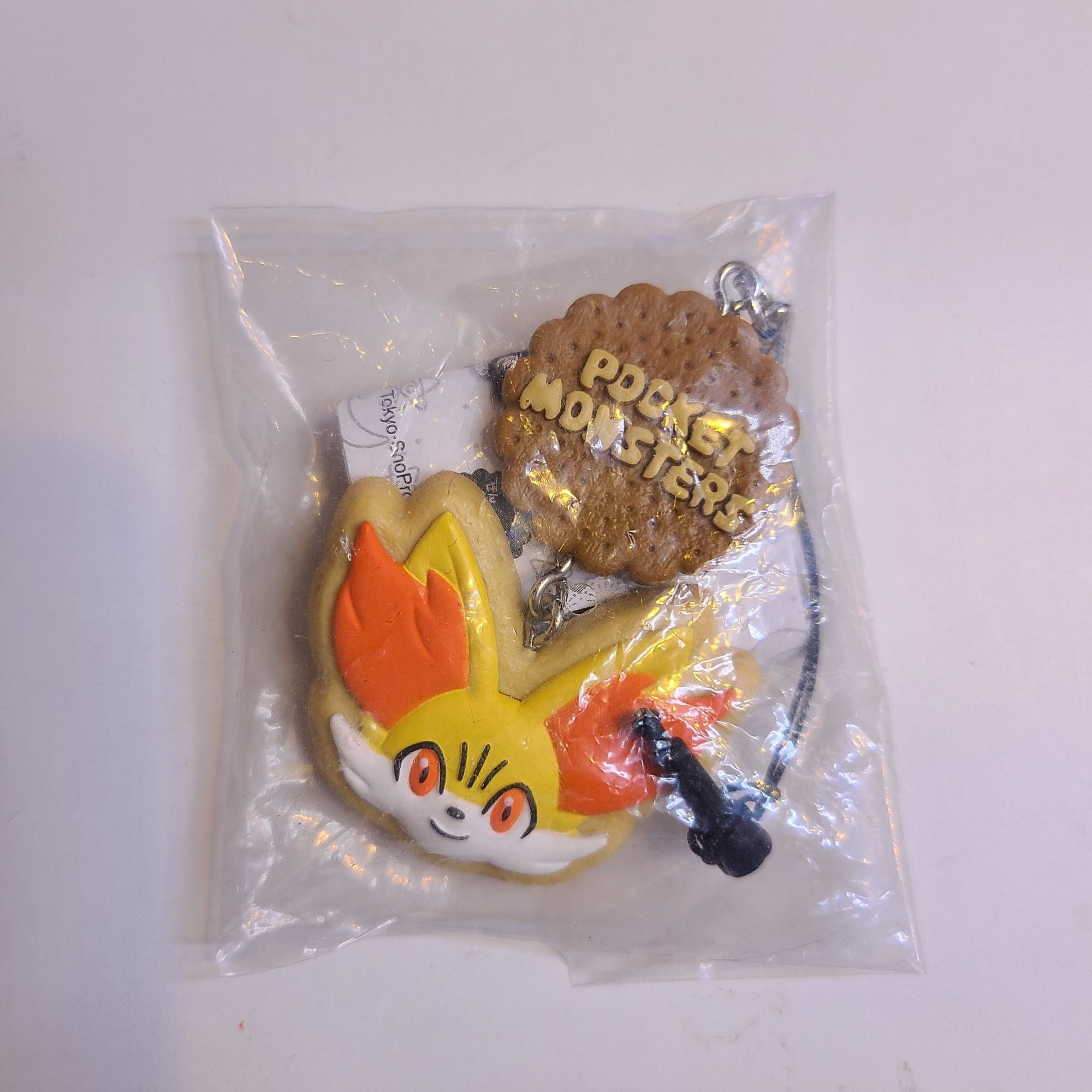 Pokemon Fennekin Rubber Mascot Pocket Monster Phone Charm By Nintendo - 1