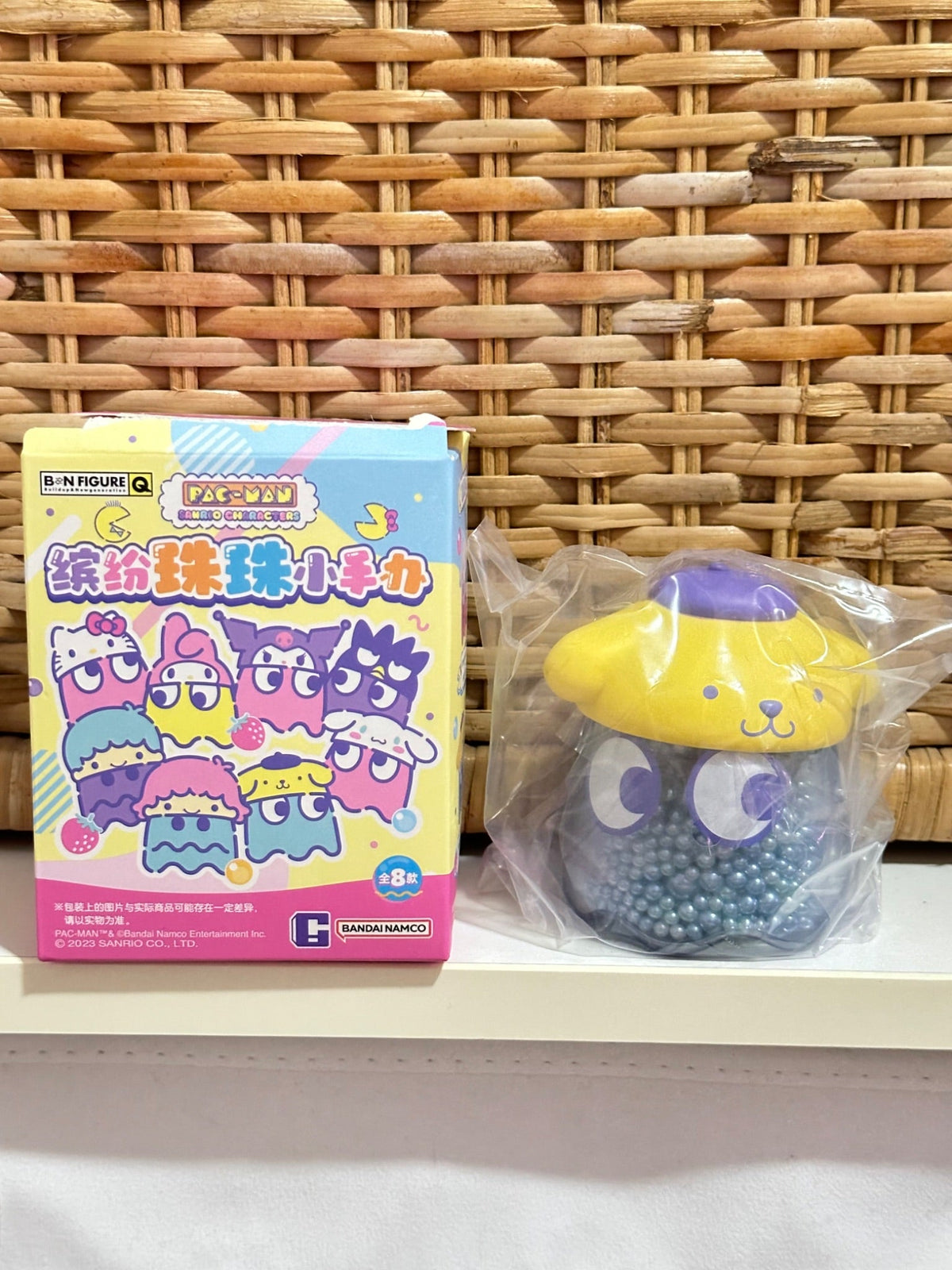 Pac-Man X Sanrio Series 2 Blind Box By Bandai Namco - Pompom Pac-Man - 1