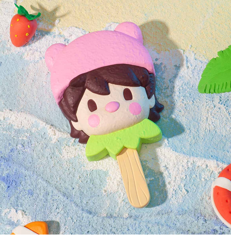 Sweet Bean Strawberry Milk Chocolate Ice Cream Figure by POP MART - 3