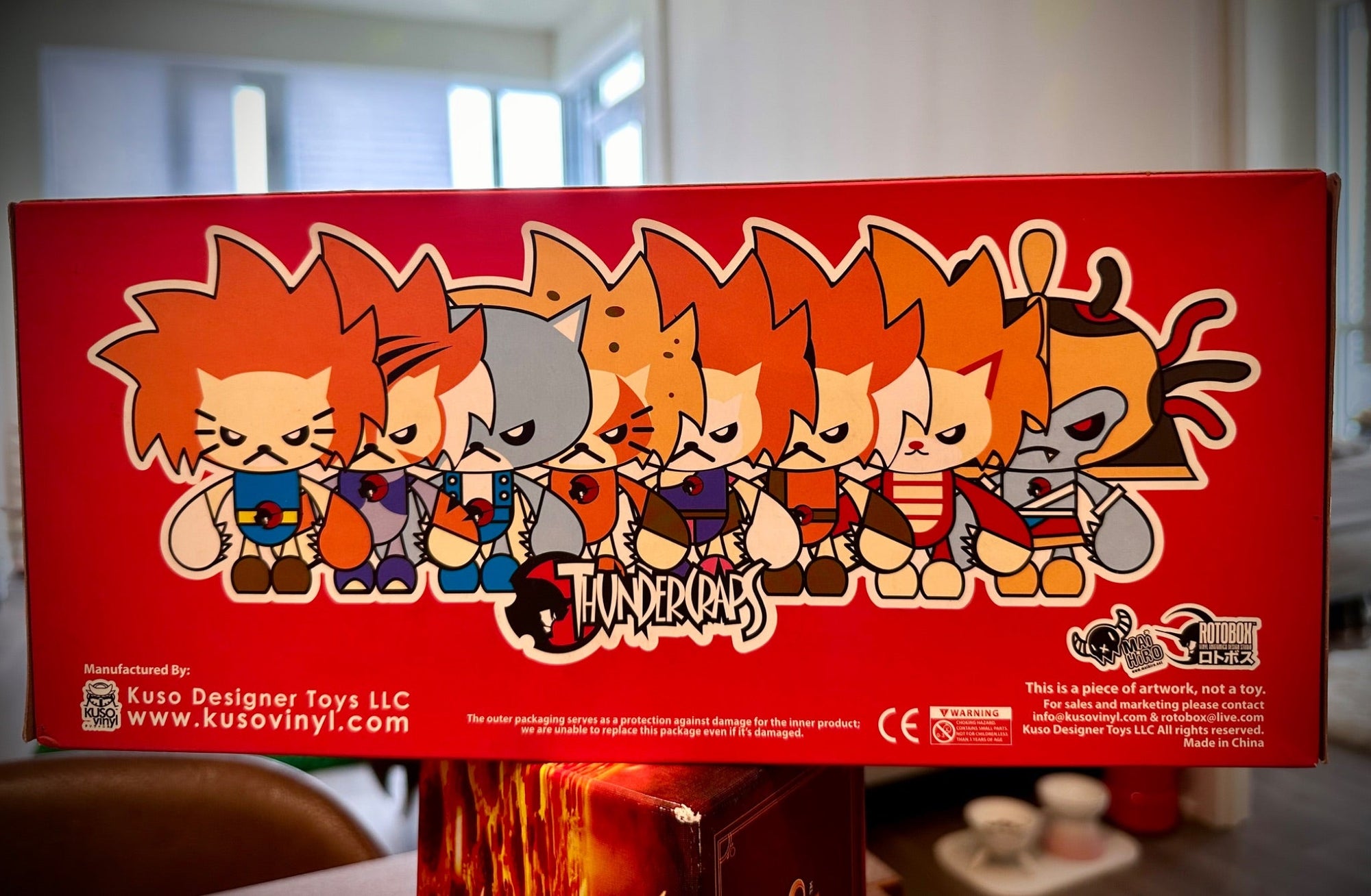 New in box Kuso Vinyl x Rotobox Anime Expo 2012 Thunderclaps figures x 3 - 1