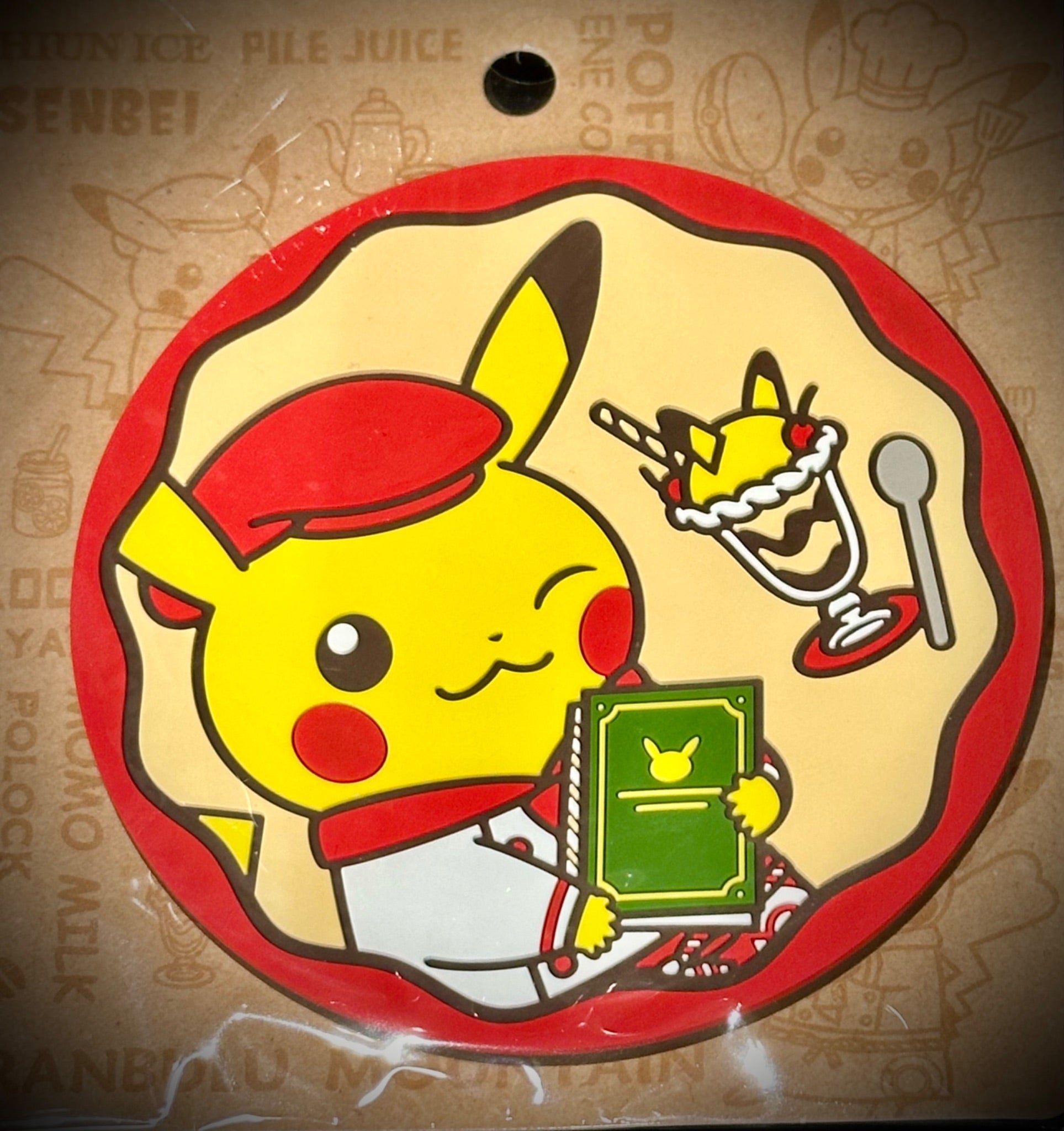 Brand new exclusive Japan Pokemon Cafe pocket monster coasters x 5 Pikachu. Snorlax. - 1