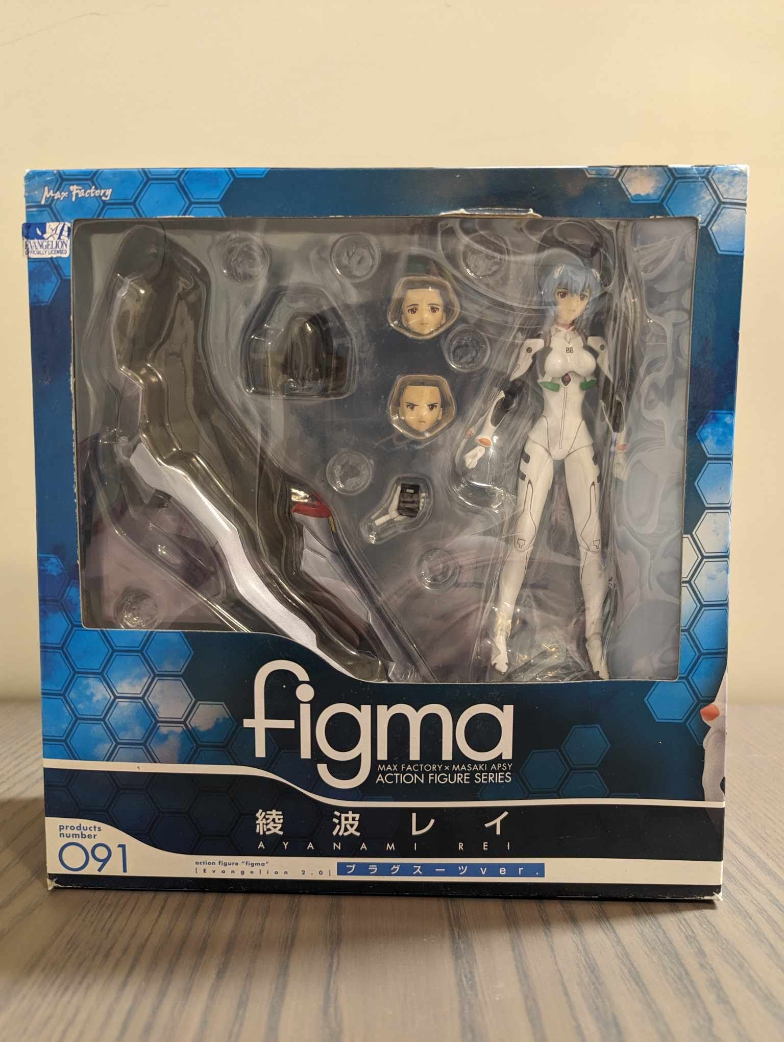 Ayanami Rei Figma 091 - Evangelion 2.0 - Max Factory - 1