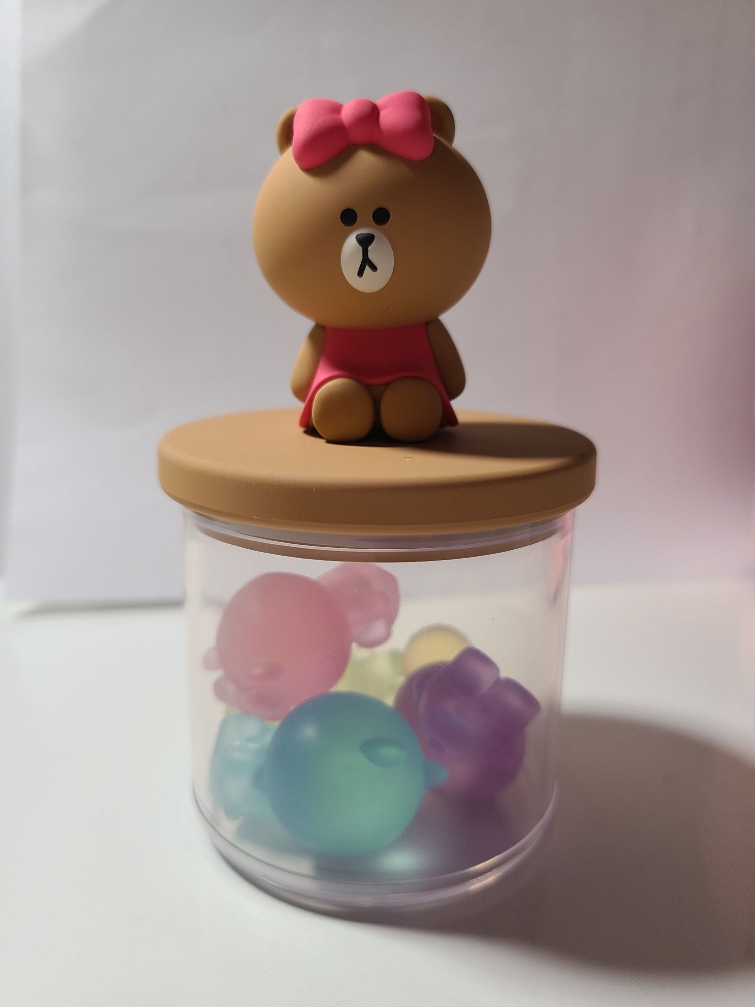 Choco - Line Friends Candy Jar Series by TOPTOYS - 1