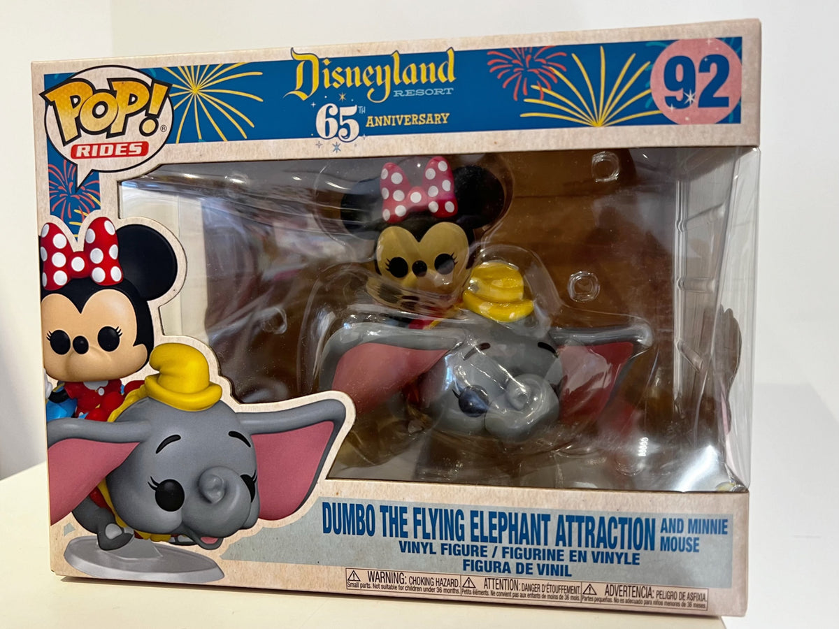 Dumbo The Flying Elephant Attraction and Minnie Mouse by Funko Pop! Rides - 1