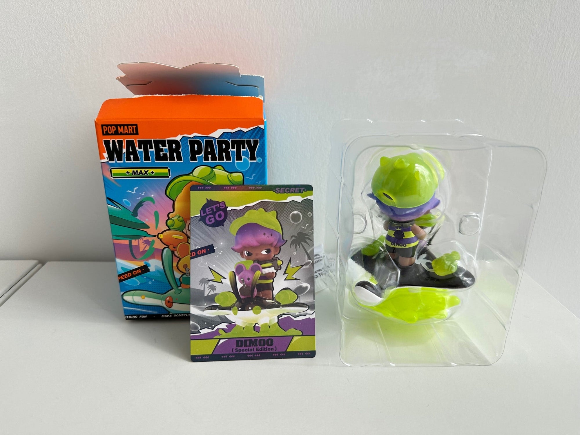 Dimoo (Special Version/ Chaser/Secret) - POPCAR Water Party Series by POP MART - 1