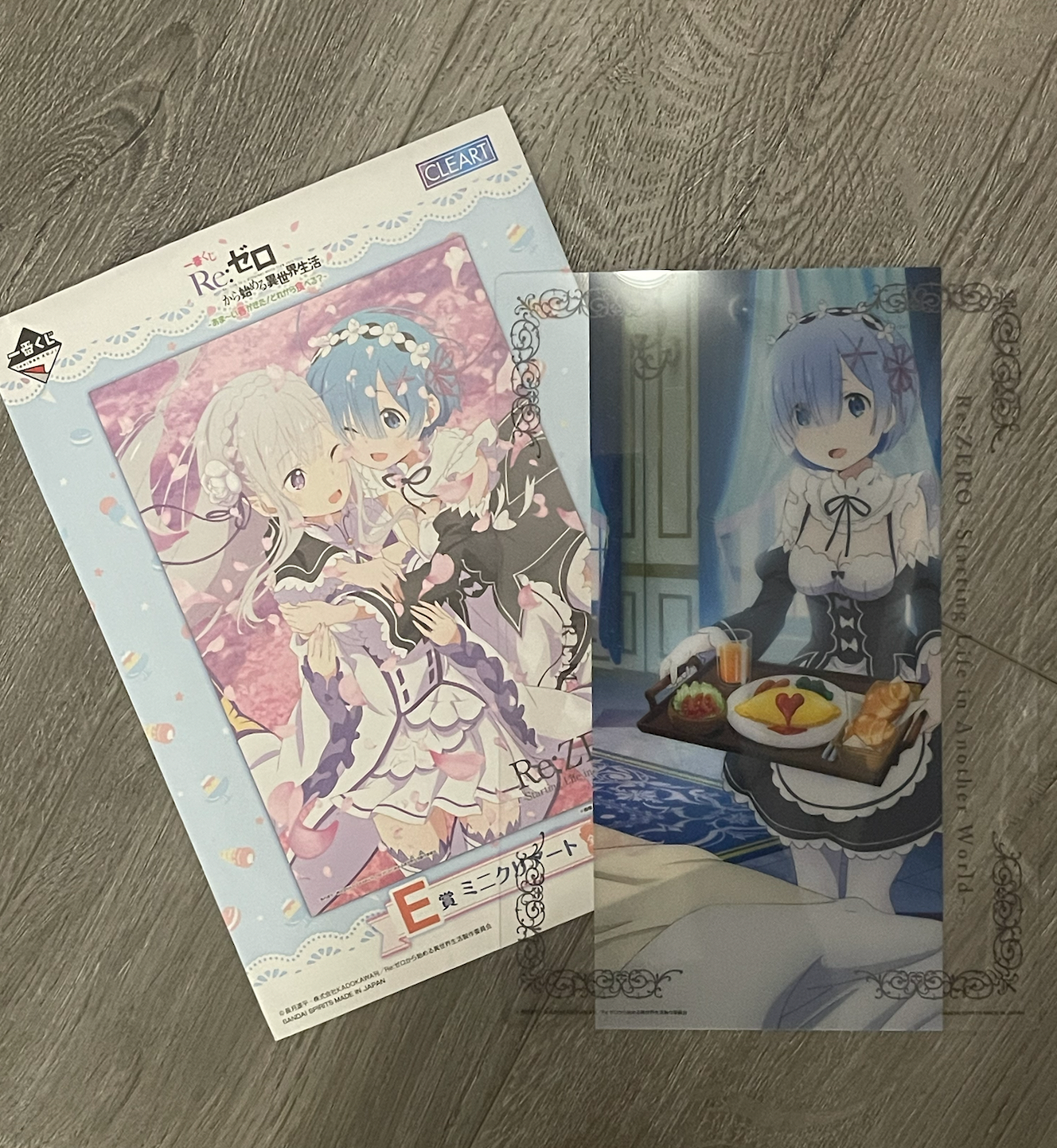 Re Zero Starting Life In Another World - Large Card - Ichiban Kuji - 1