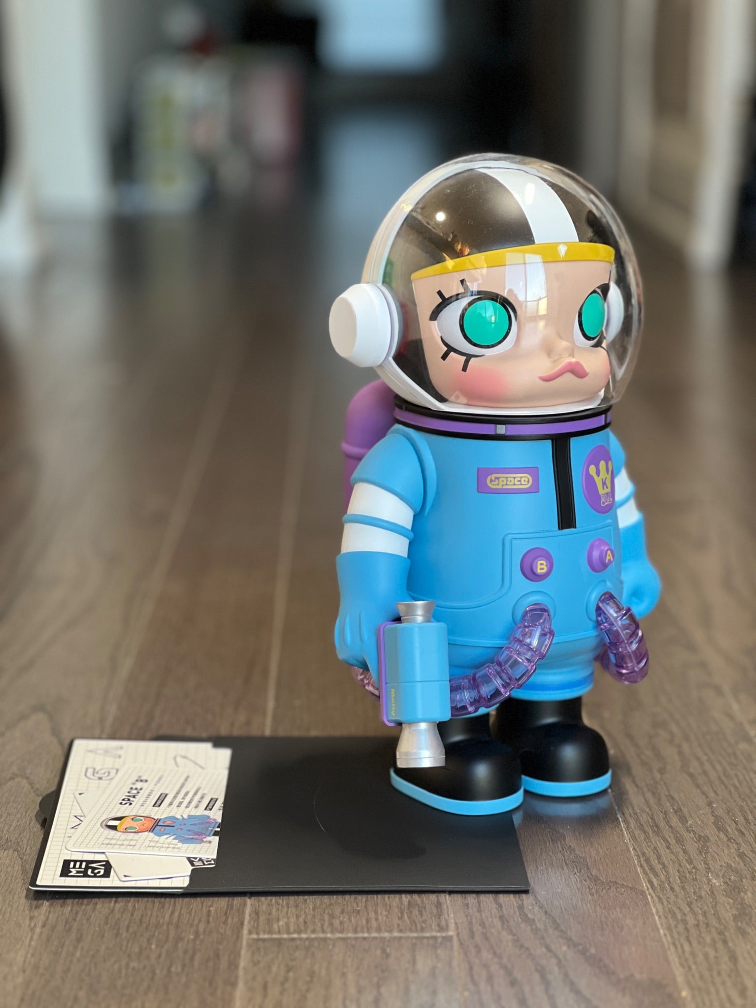 Pop Mart MEGA Space Molly Return Series 400% Space”B” (Blue) - 1