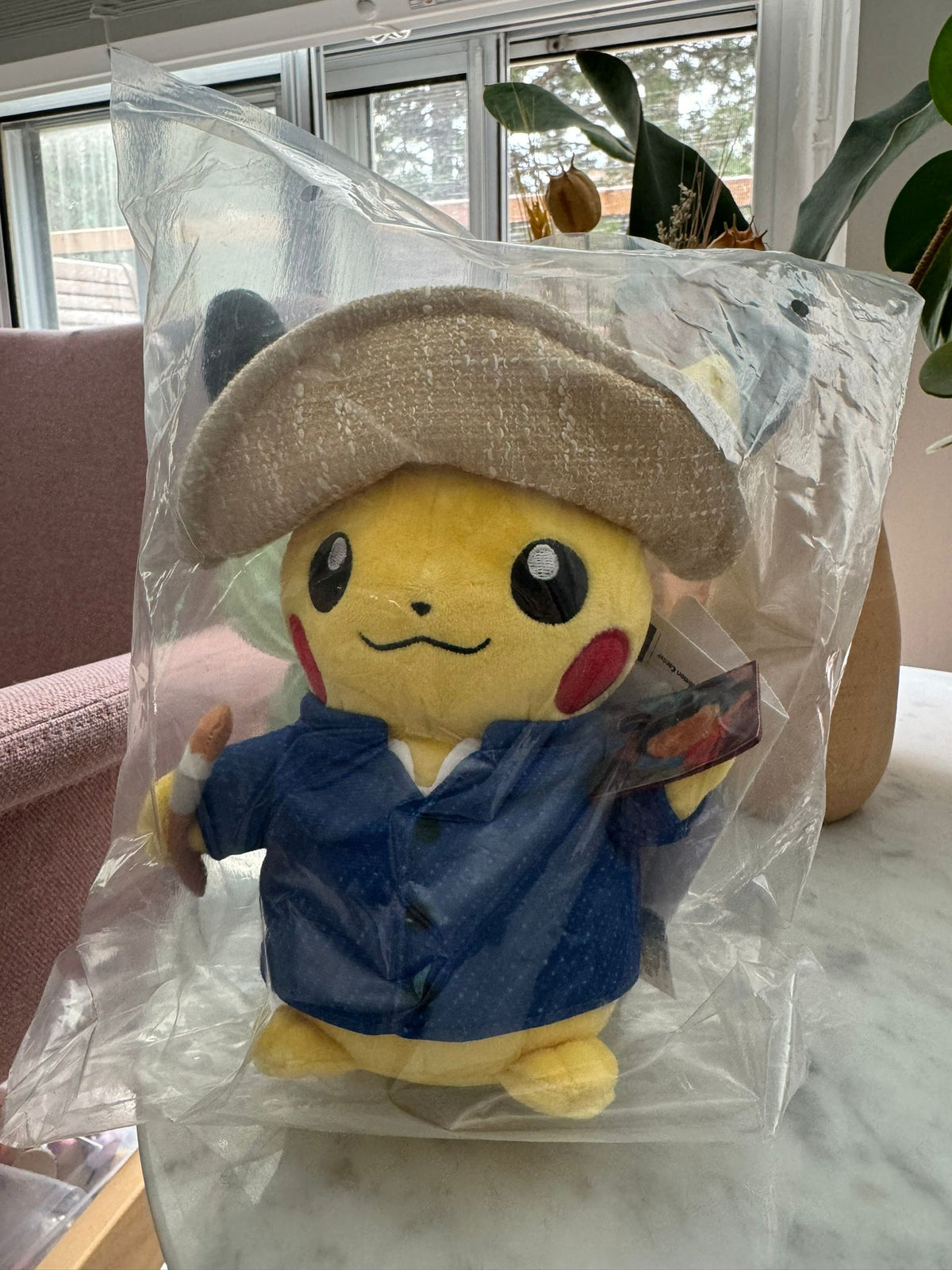 Pokemon Pikachu x Van Gogh Plush - 1