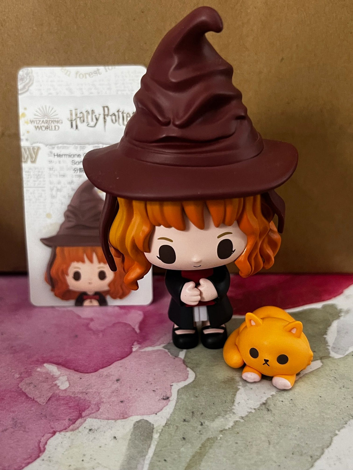 Hermione Granger with Sorting Hat - The Wizarding World Magic Props Se ...