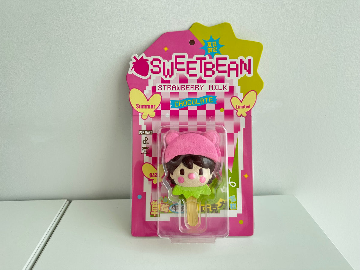 Sweet Bean Strawberry Milk Chocolate Ice Cream Figure by POP MART - 1