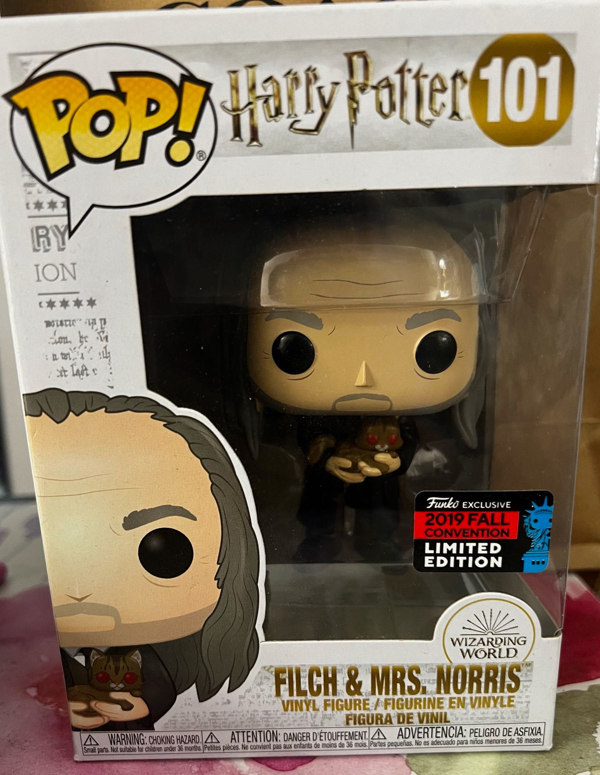 #101 - Filch &amp; Mrs. Norris (2019 Fall Convention Limited Edition) - Harry Potter - 1