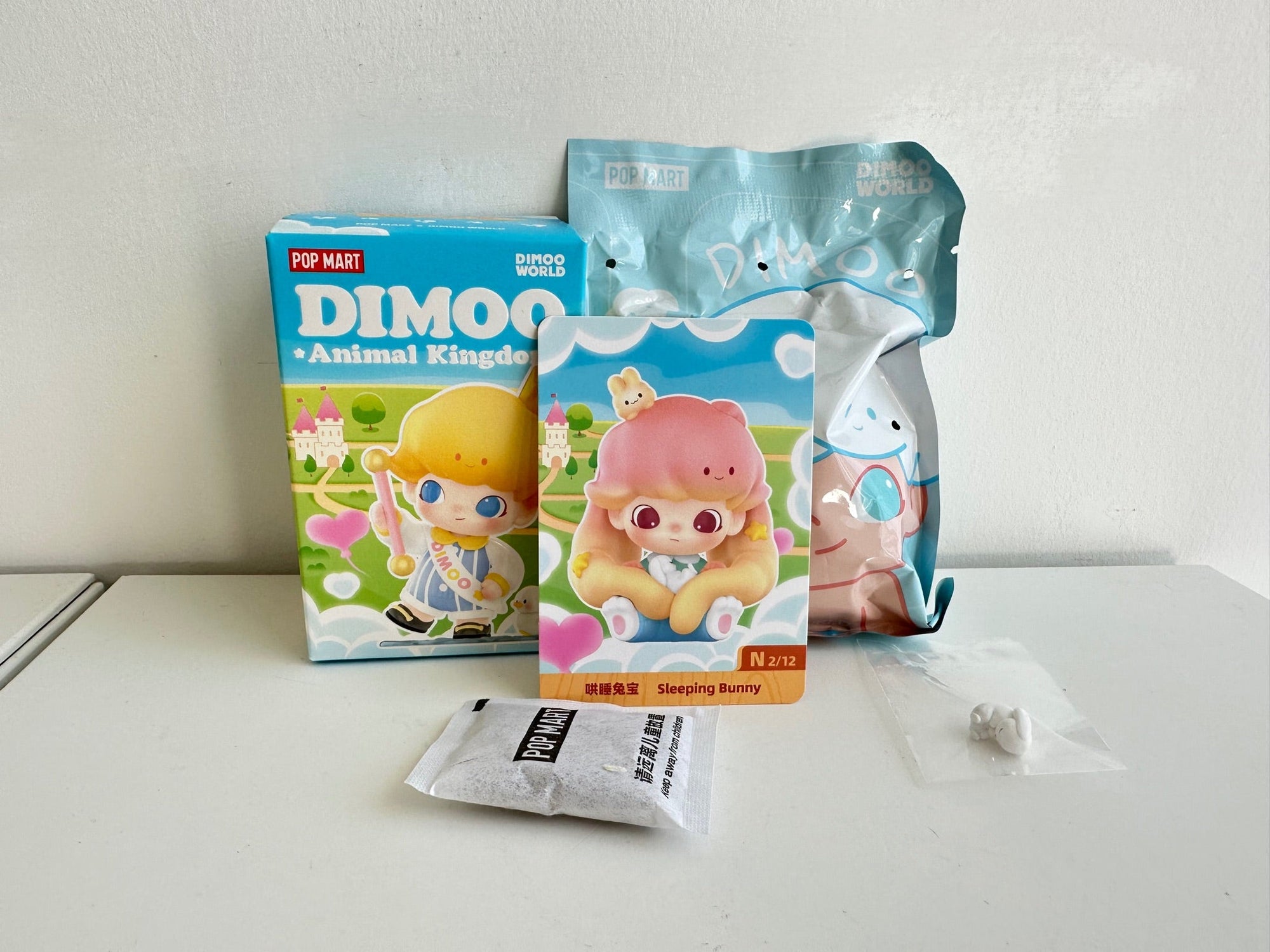 Sleeping Bunny - DIMOO Animal Kingdom Series Figures by POP MART - 1