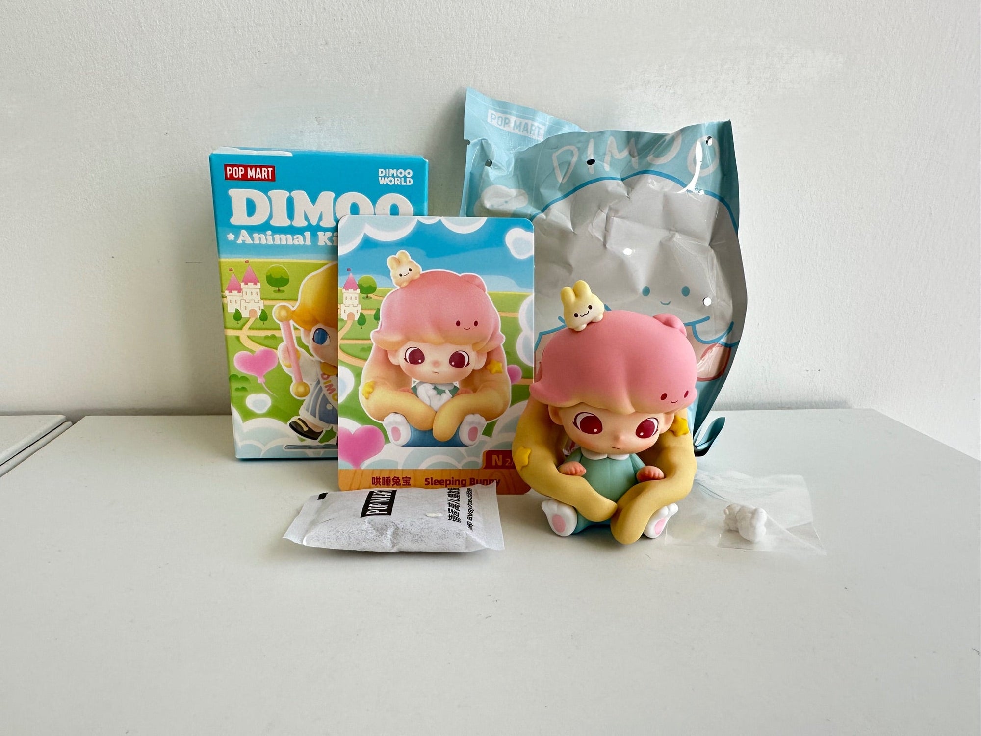 Sleeping Bunny - DIMOO Animal Kingdom Series Figures by POP MART - 1