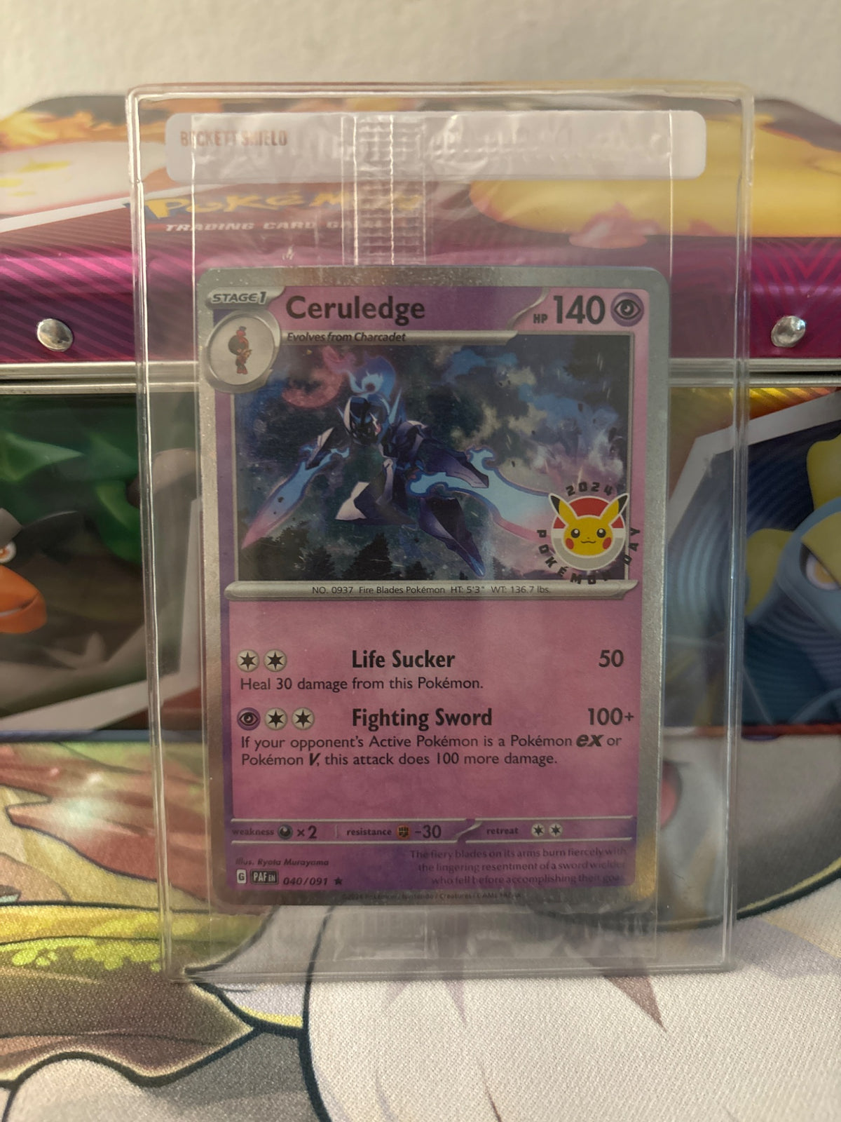 Ceruledge Pokemon Day 2024 sealed promo - 1