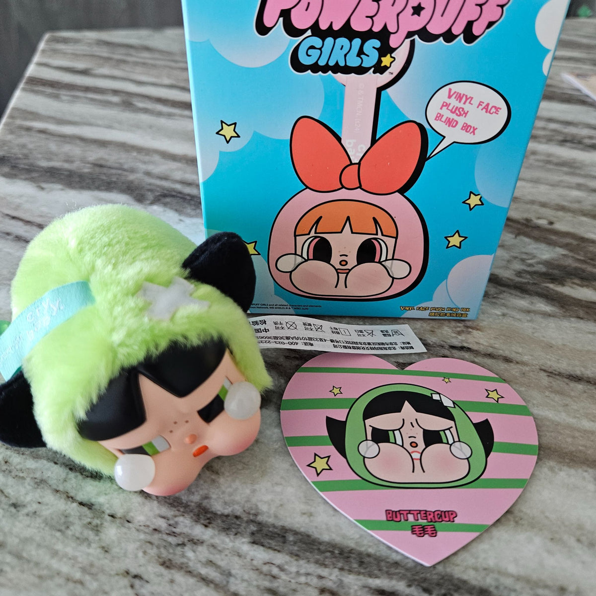 Buttercup - CRYBABY × Powerpuff Girls Series Vinyl Face Plush Blind Box by POP MART - 1