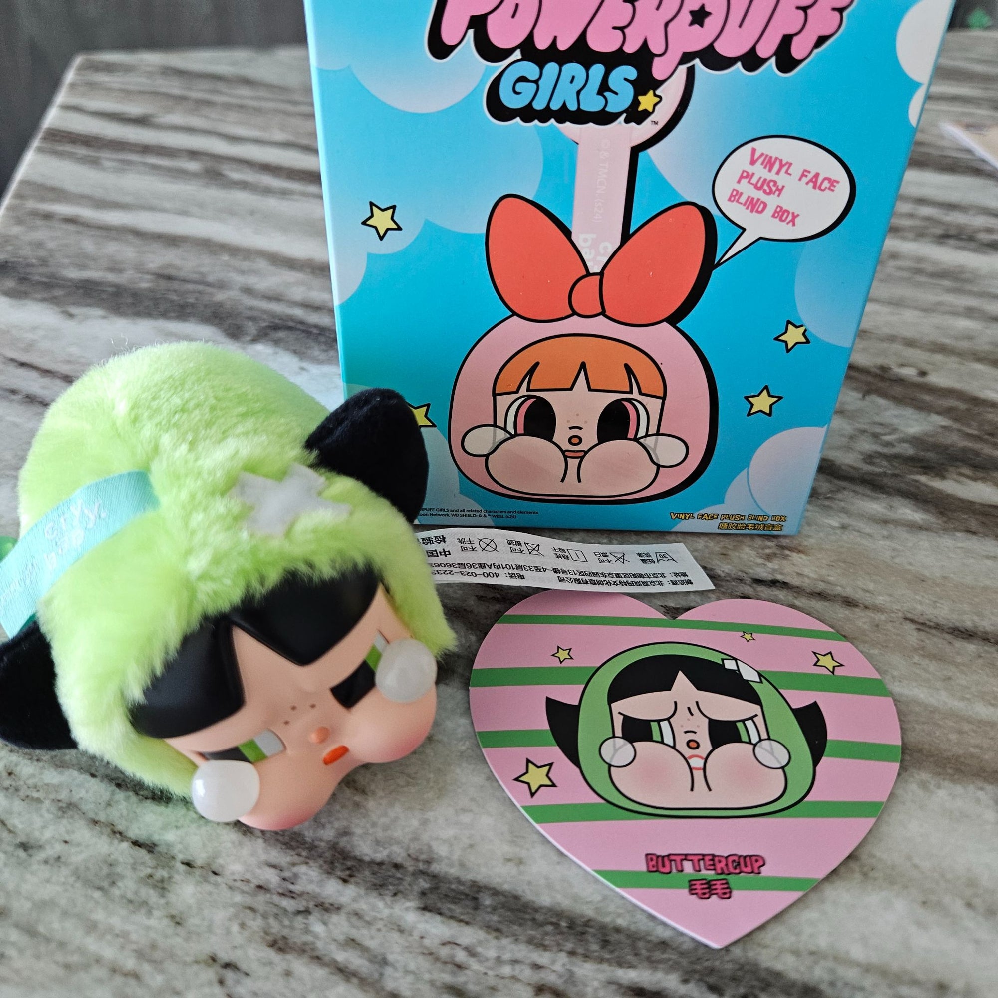 Buttercup - CRYBABY × Powerpuff Girls Series Vinyl Face Plush Blind Box by POP MART - 1