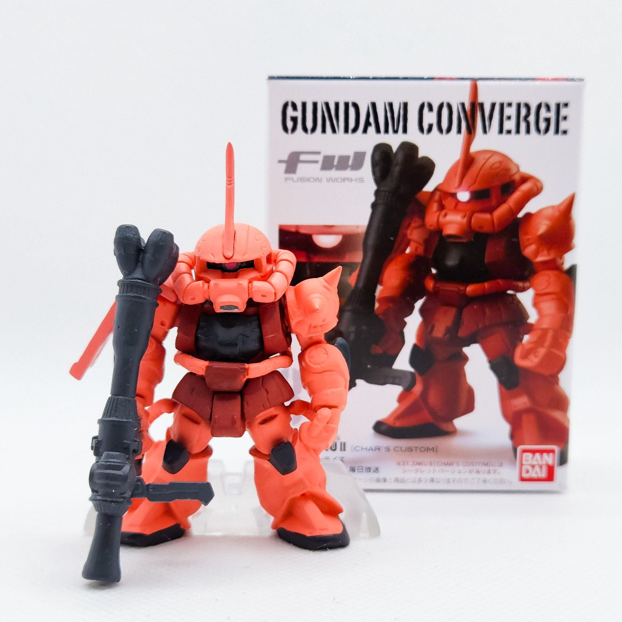 Gundam Converge #31 Zaku II Char Aznable Custom by Bandai - 1