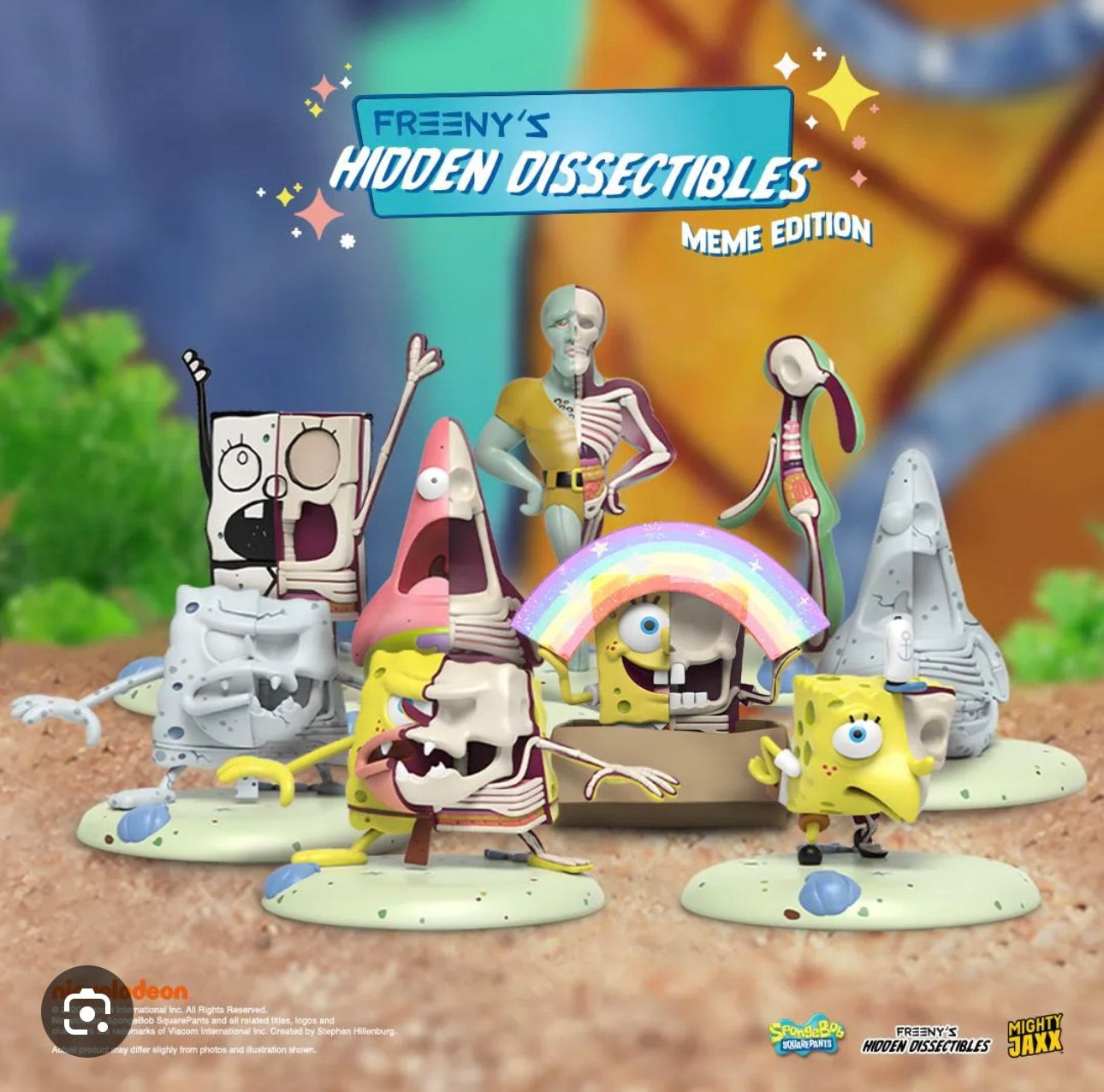 SpongeBob SquarePants Freeny's Hidden Dissectibles Meme Edition Single Blind Box - 2