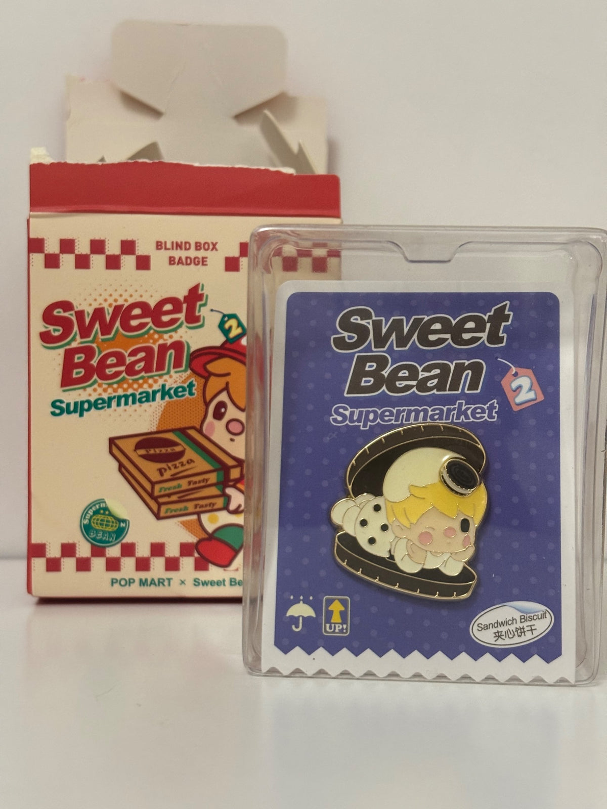 Sweet Bean - Supermarket Blind Box Badge - Sandwich Biscuit  - 1