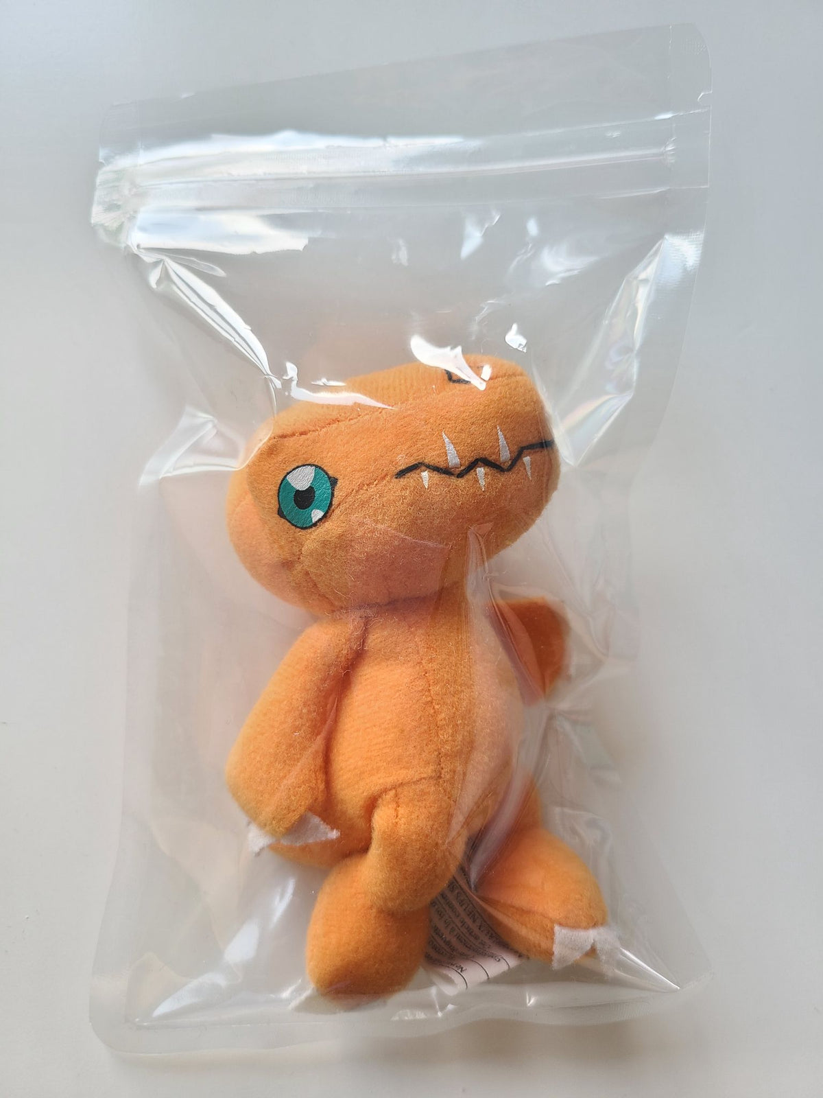 Agumon 4.5&quot; Plush - Digimon Digital Monsters McDonalds Happy Meal Toy 2001 - 1