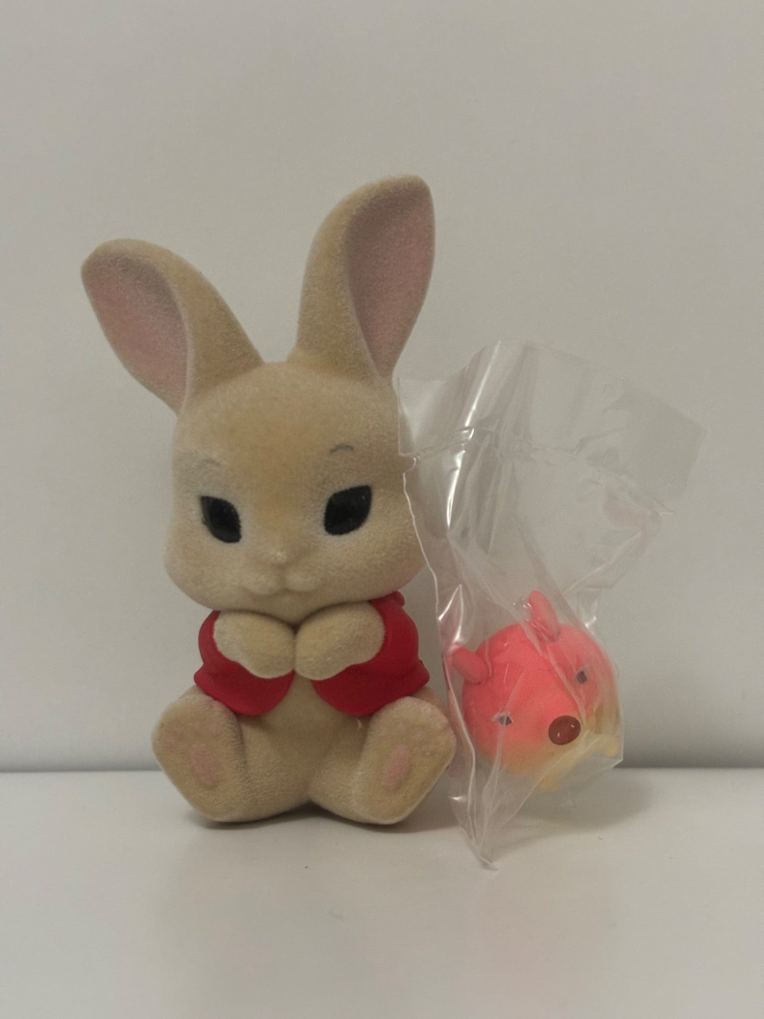 Peter Rabbit Vegetable Fairy - Cottontail with Peach Mouse - 1