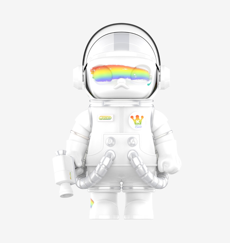 Product 01 - MEGA SPACE MOLLY 400% Rainbow by POP MART - 7