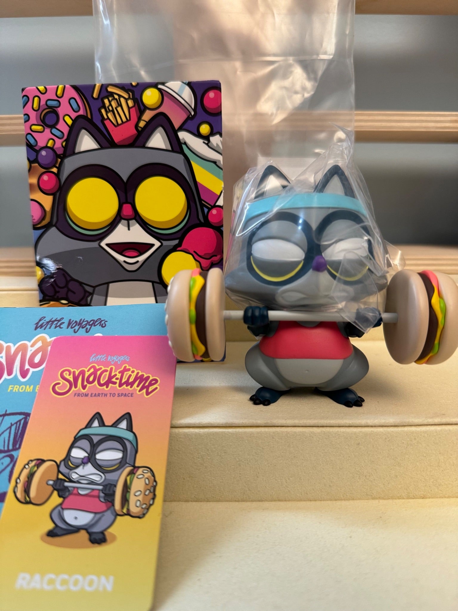 Pop Mart x Coarse Little Voyagers Snack - Time Earth - RACCOON - 1