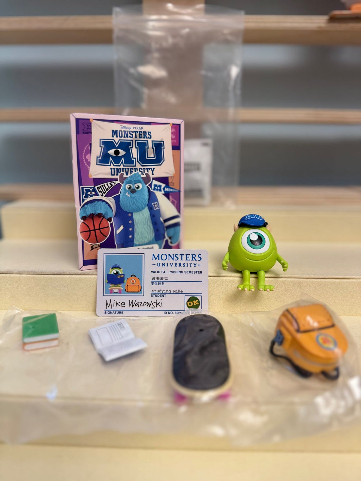 Pop Mart Disney Pixar Monsters University - Studying Mike - 1