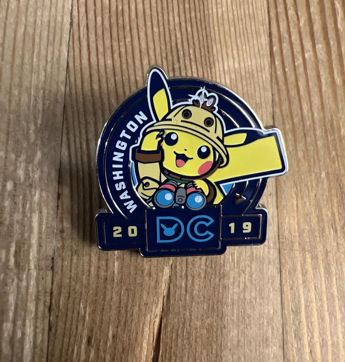 Pokemon 2019 Washington DC World Championship Collector PIKACHU PIN - NEW - 1