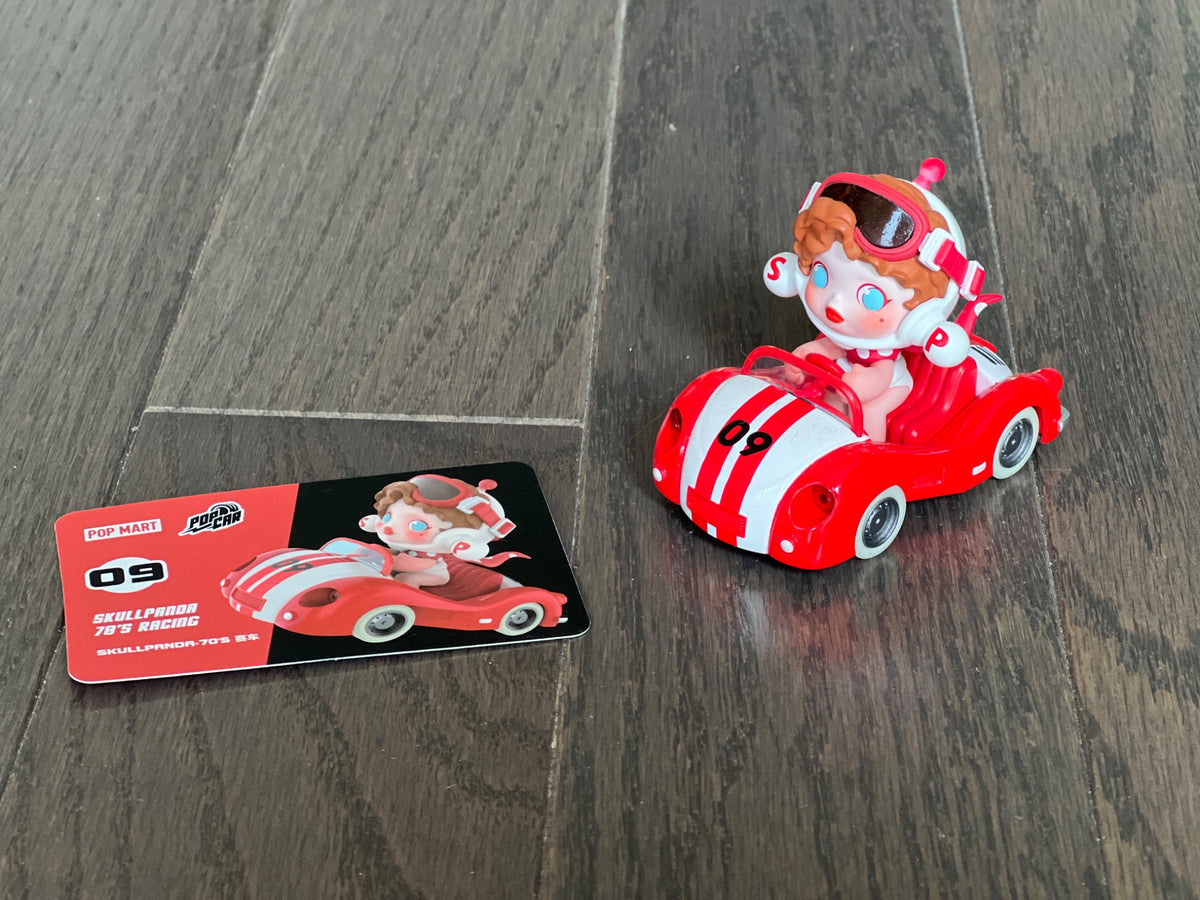 Skullpanda 70&#39;s Racing - POP MART POPCAR Super Track Series Blind Box - 1