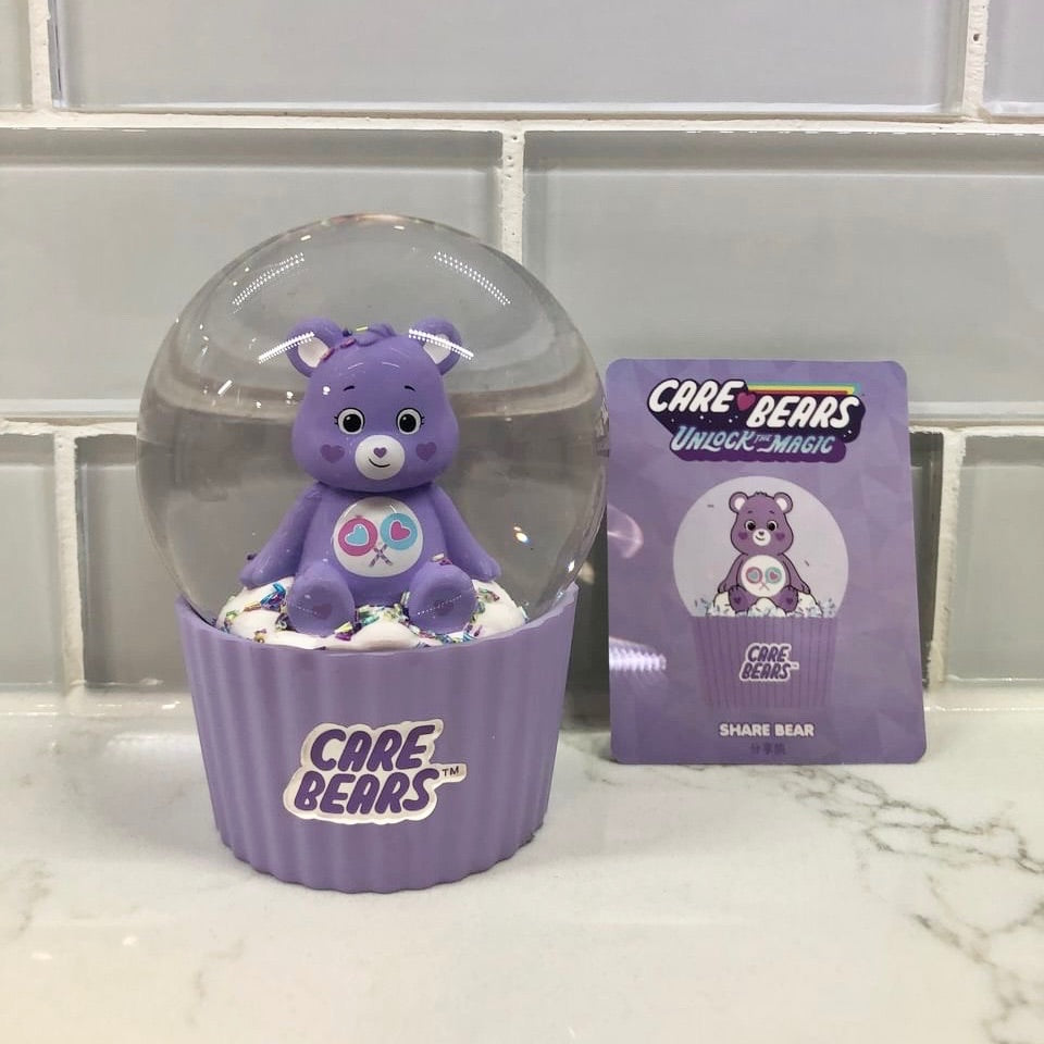 Popmart Care Bears Snow Globe - Share Bear Purple - 1