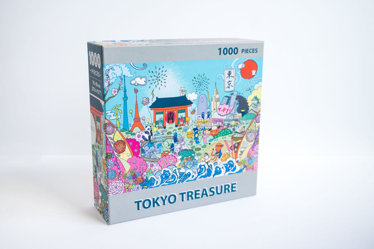 1000 pieces Tokyo Treasure Jigsaw Puzzle - Arcadia Puzzles - 1